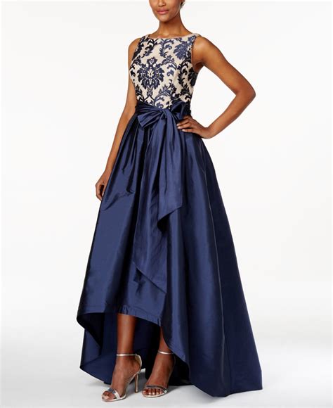 macy's navy blue cocktail dress.